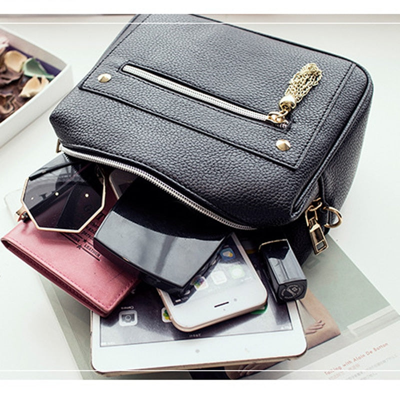 Classic Elegant Leather Handbag