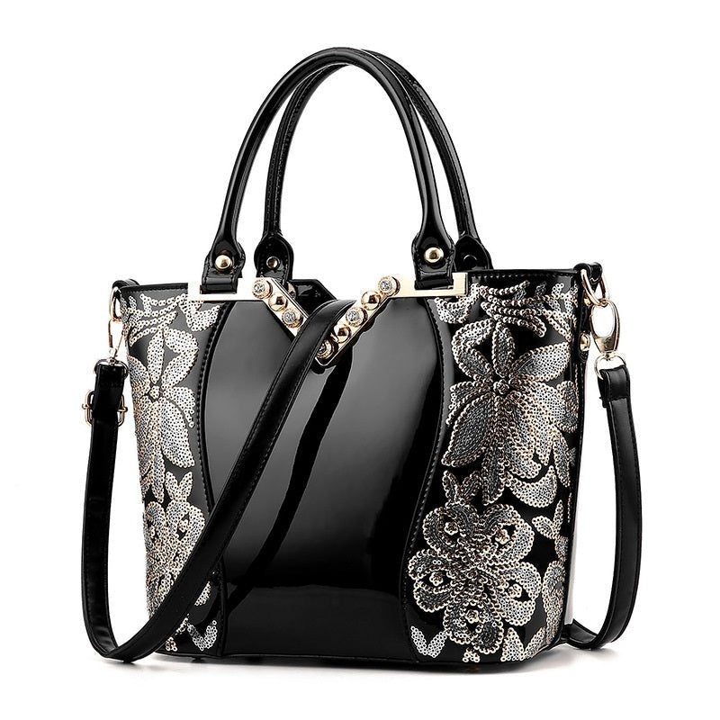Floral Patterned Shoulder Bag