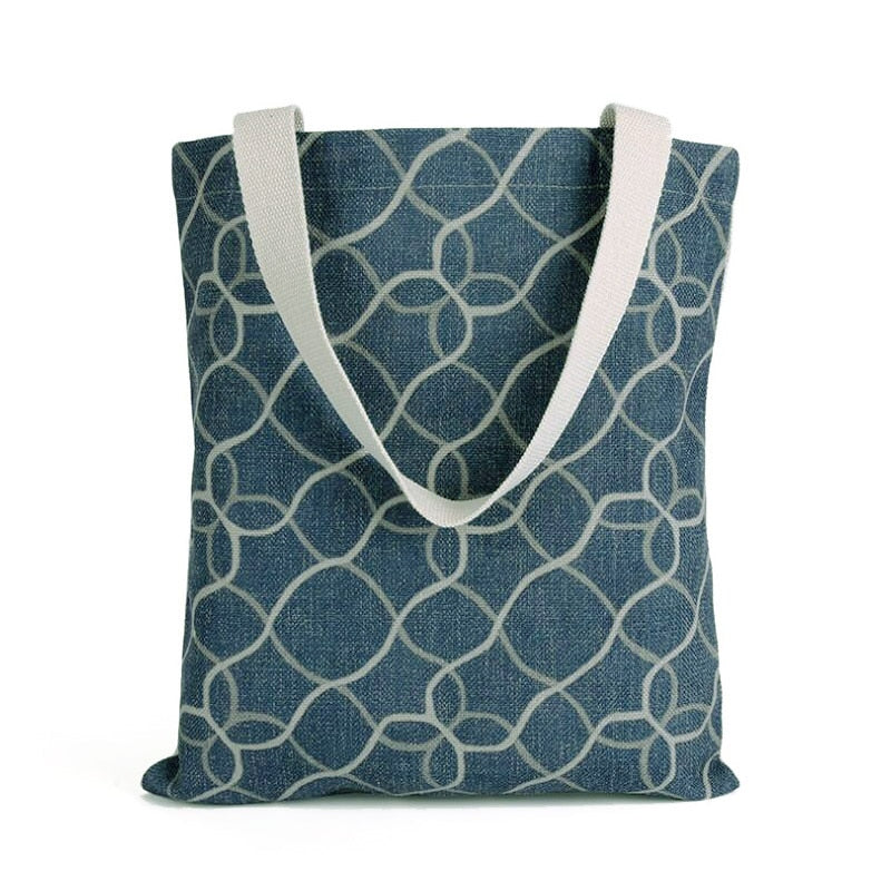 Foldable Shopping Canvas Tote Bag