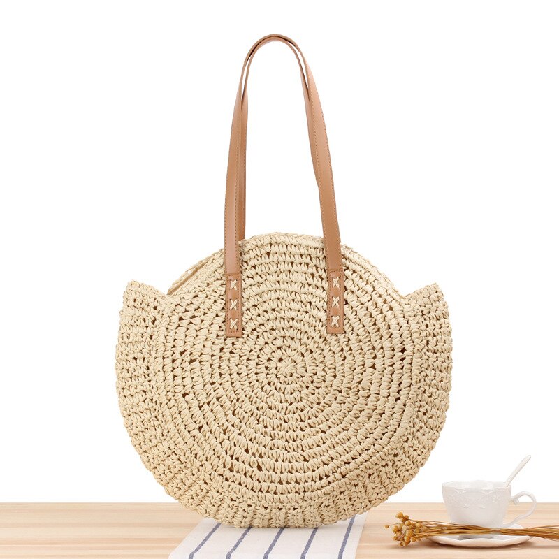 Round Straw Bag