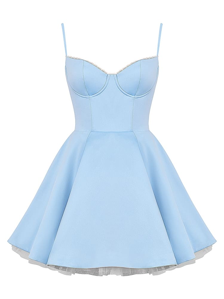 Ballerina Pink Tulle Mini Dress