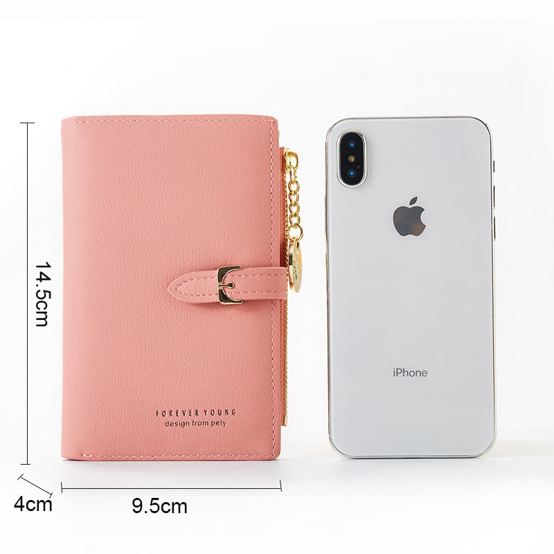 PU Leather Short Wallet