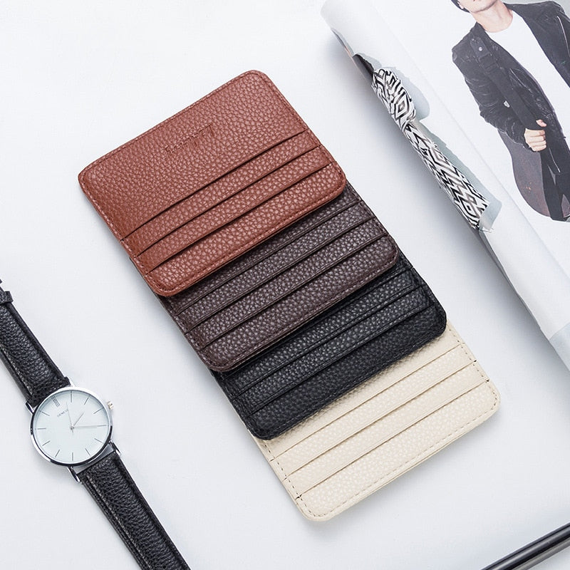 PU Leather Credit Card Holder