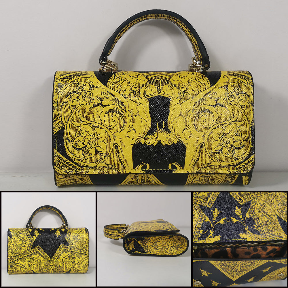 Colorful Printed Chain Mini Handbag