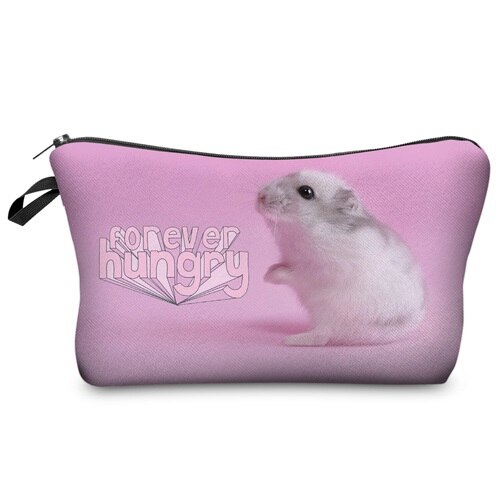 Fashion 3D Printed Cosmetic Bags