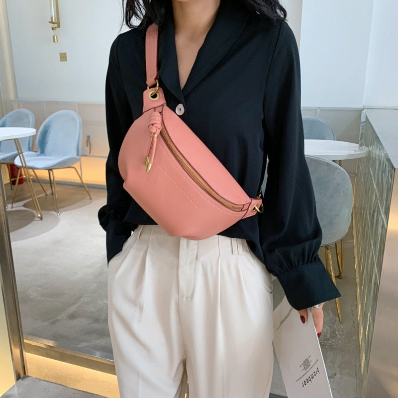 Leather Fanny Pack for Women