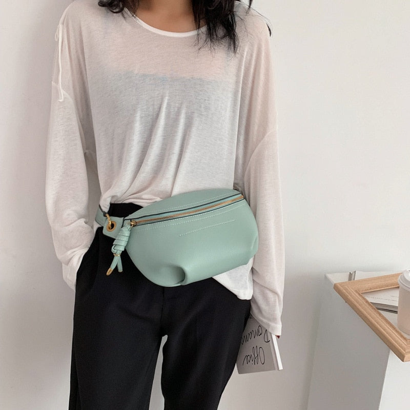 Leather Fanny Pack for Women