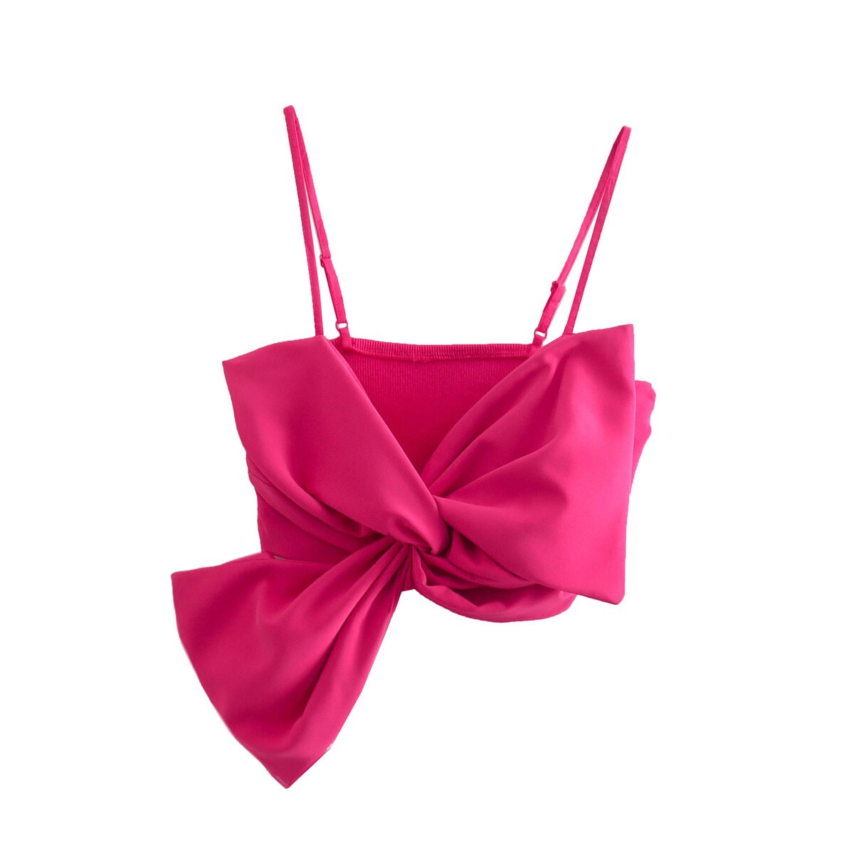 Chic Lady Crop Top Summer High Street Camis Tank Top Female Camisole