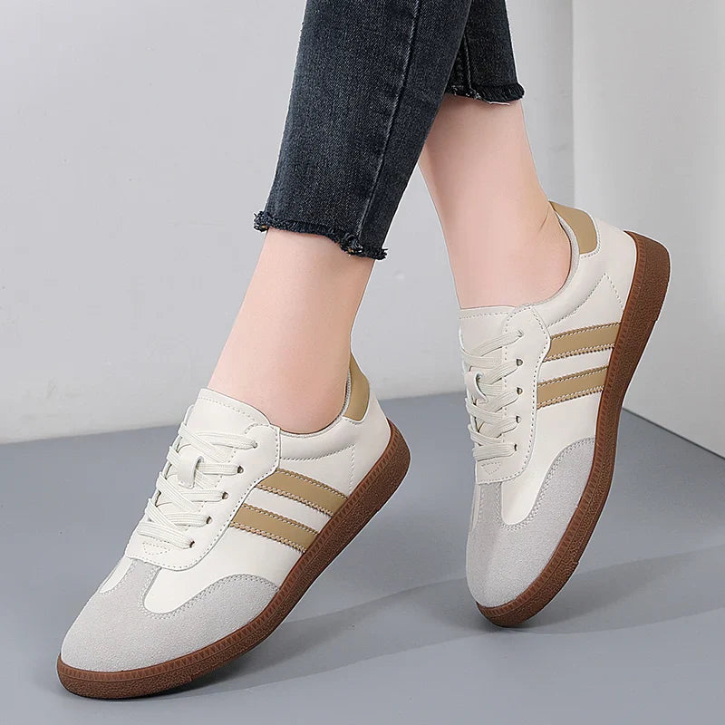 Sneakers Fashion Shoes Spring Trend Casual Flats Female New Fashion Comfort White Vulcanized Platform Shoes for Women