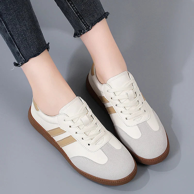 Sneakers Fashion Shoes Spring Trend Casual Flats Female New Fashion Comfort White Vulcanized Platform Shoes for Women