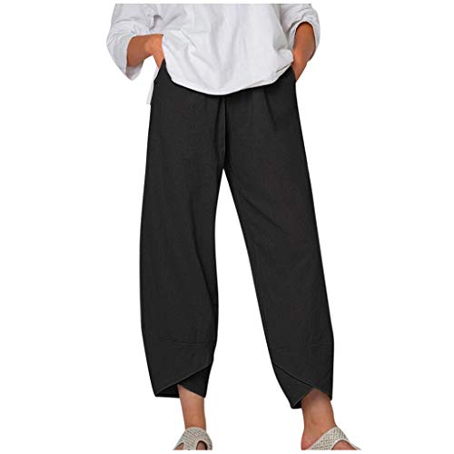 Palazzo Lounge Pants Wide Leg Printed Cropped Bottoms Baggy Trousers Sweatpants