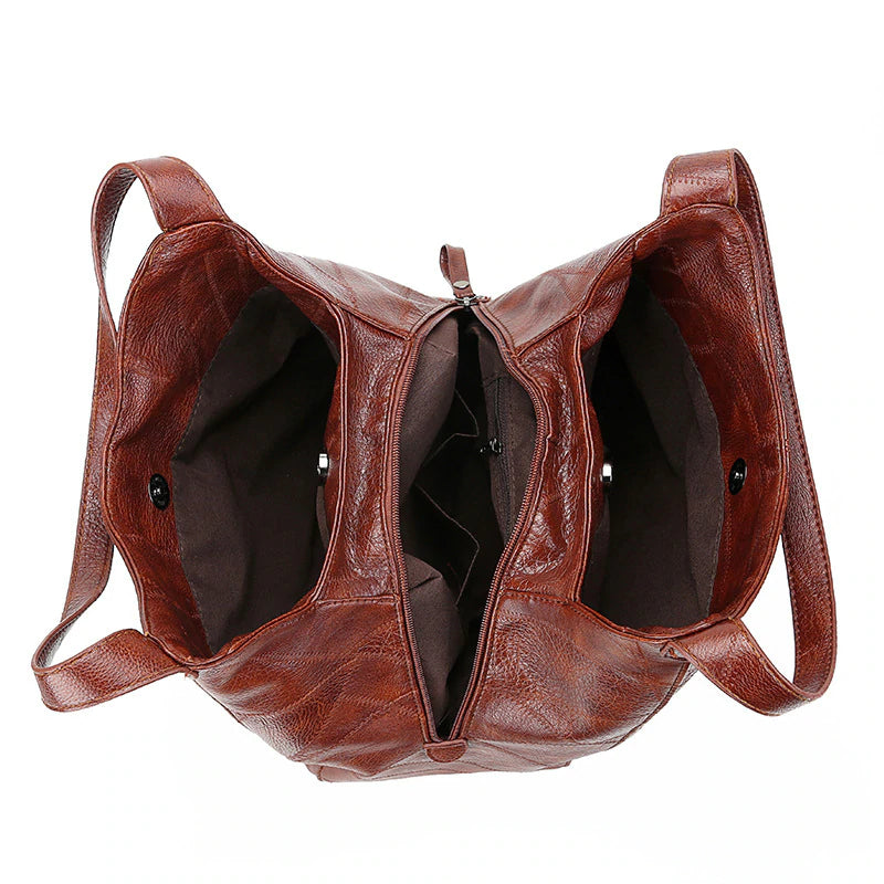High-Capcaity PU Leather Handbag
