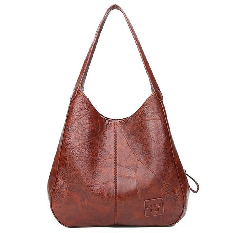 High-Capcaity PU Leather Handbag