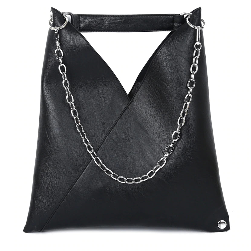 Leather Handbag with Large Capacity