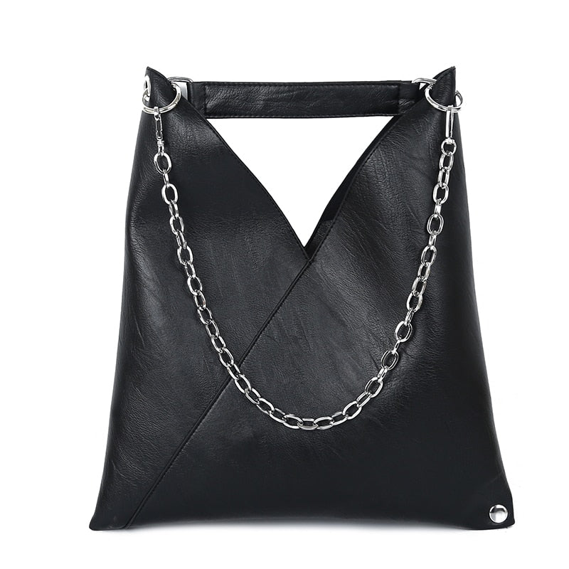 Leather Handbag with Large Capacity