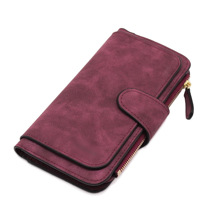 Women's Faux Suede Wallet