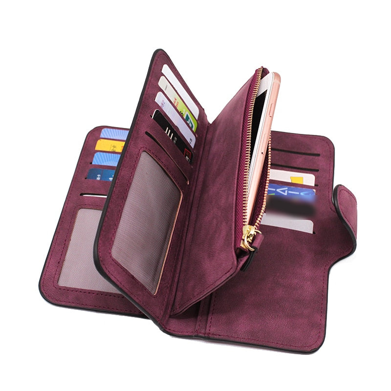 Women's Faux Suede Wallet