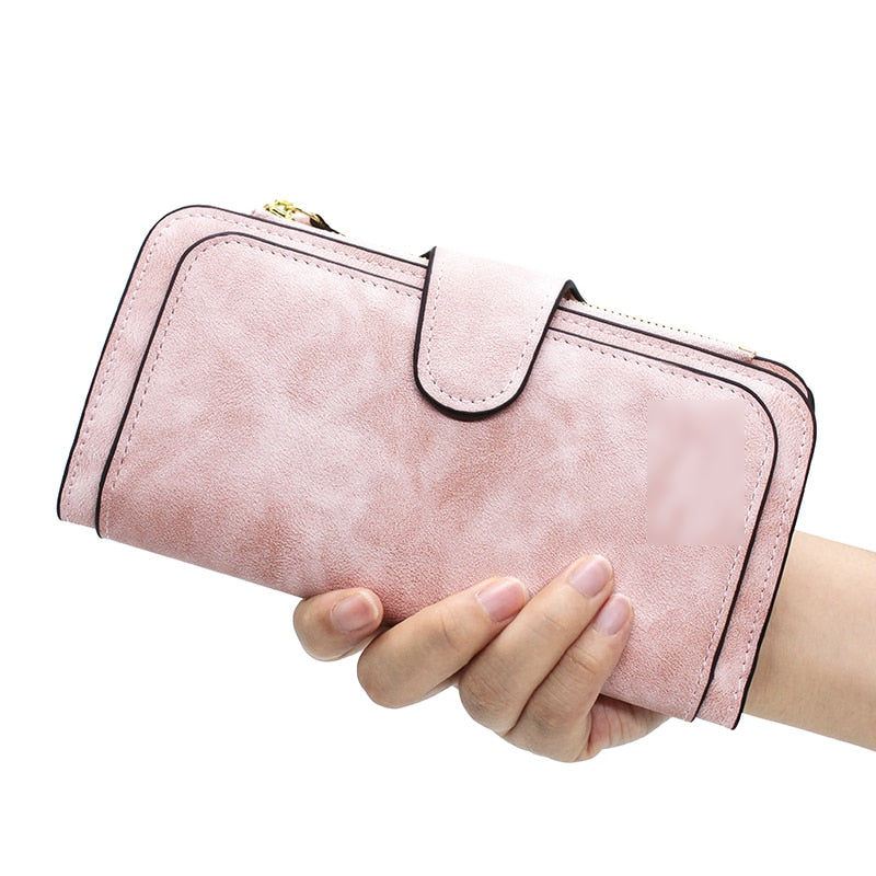 Women's Faux Suede Wallet