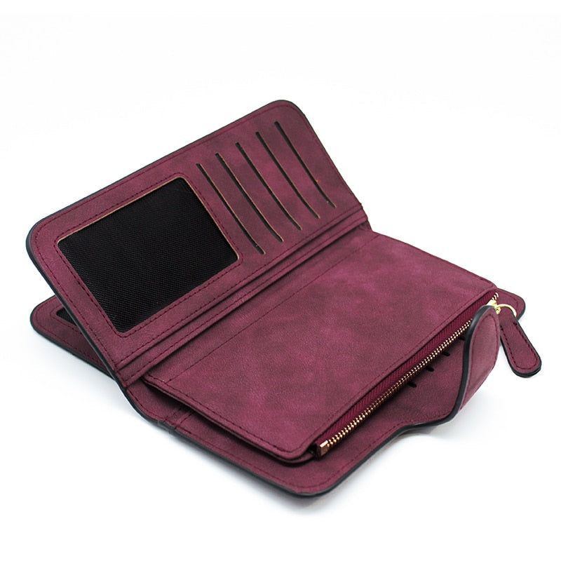Women's Faux Suede Wallet