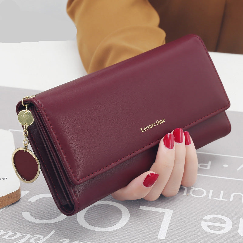 Leather Multi-Functional Long Wallet