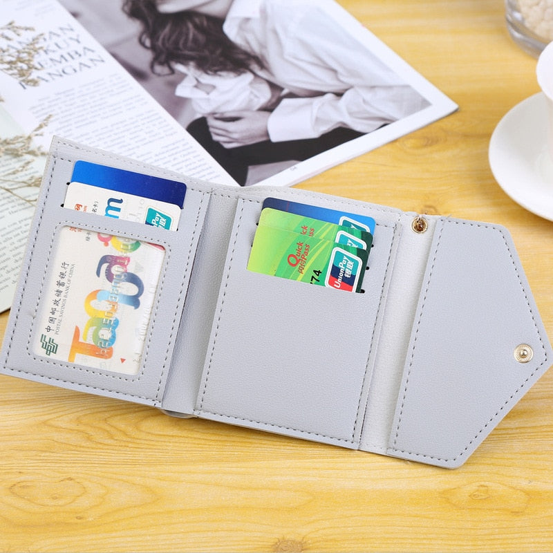 Short Wallet with Tassel Pendant