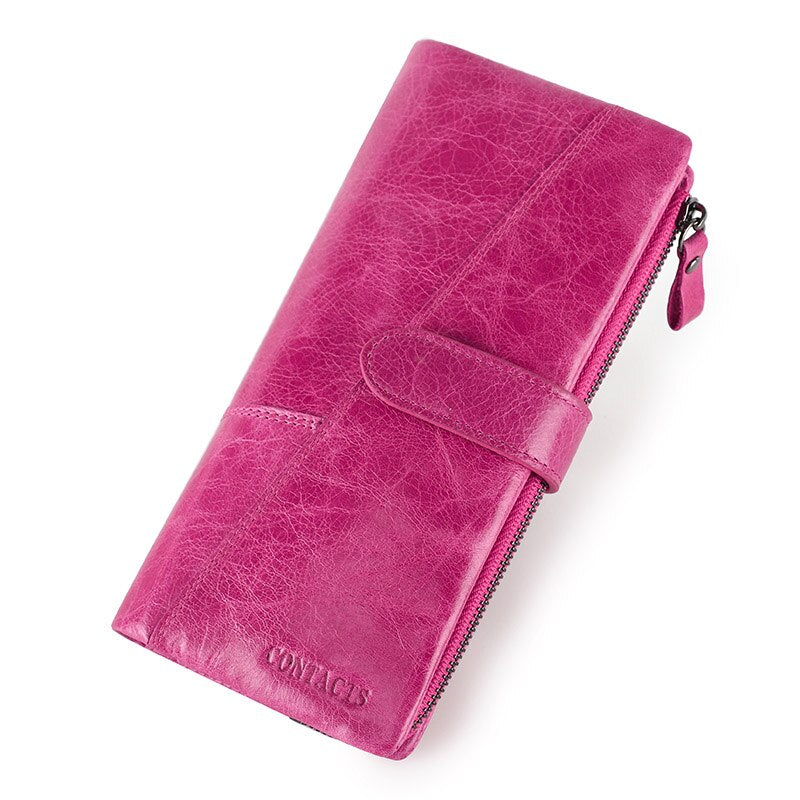 Large Capacity Leather Wallet