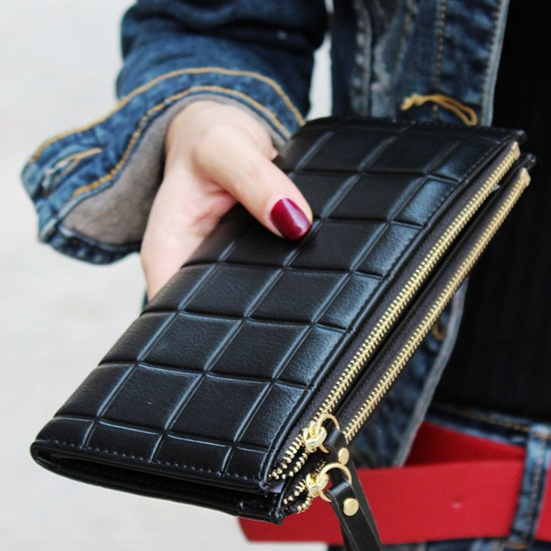PU Leather Long Wallet