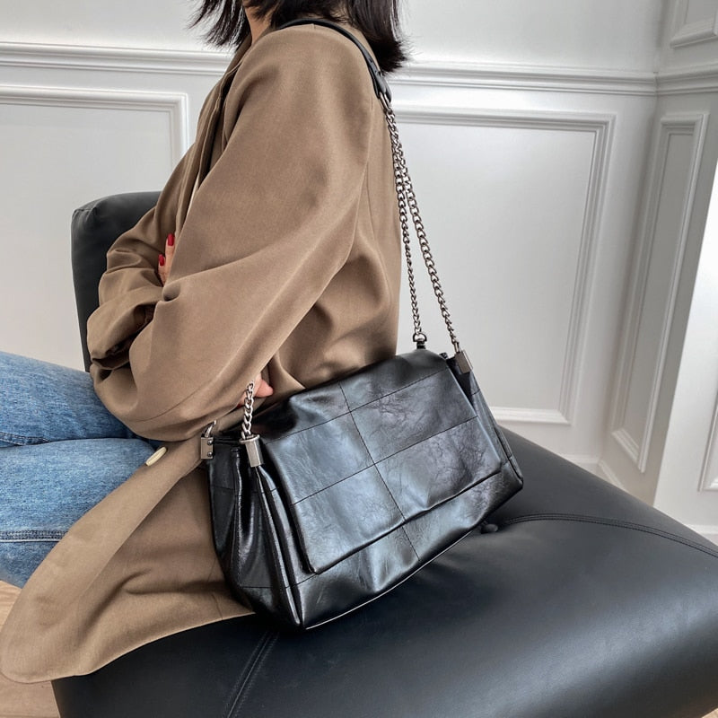 PU Leather Chain Purse