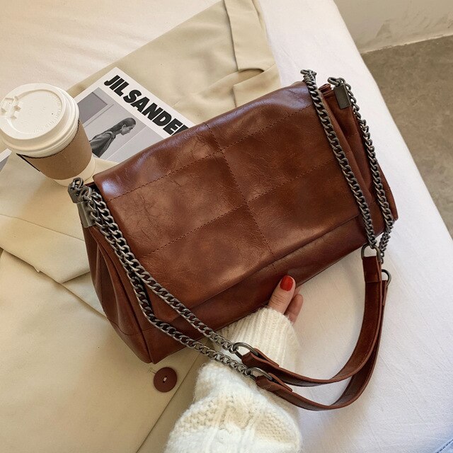 PU Leather Chain Purse
