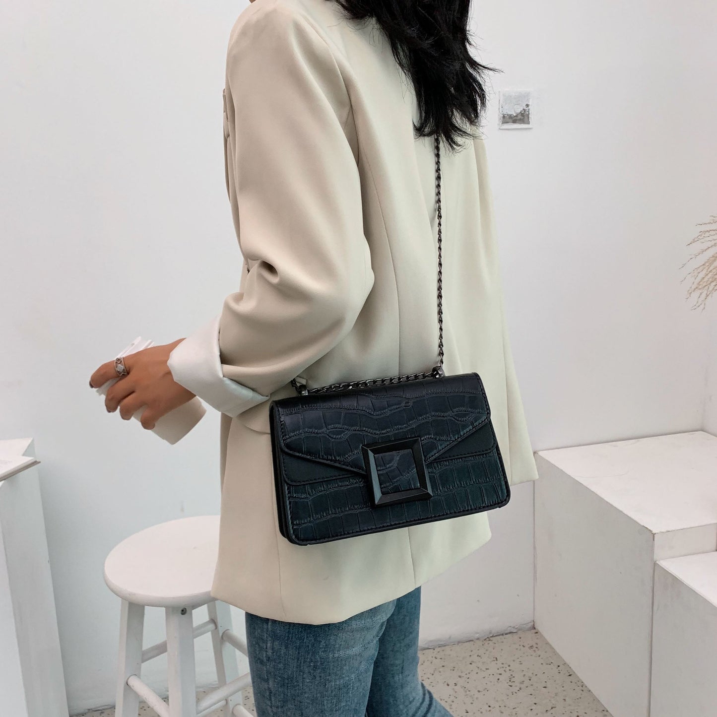 Stone Patterned Bag