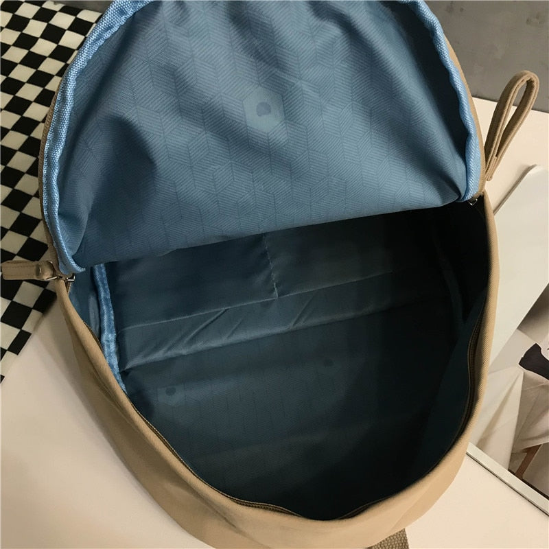 Simple Canvas Backpack