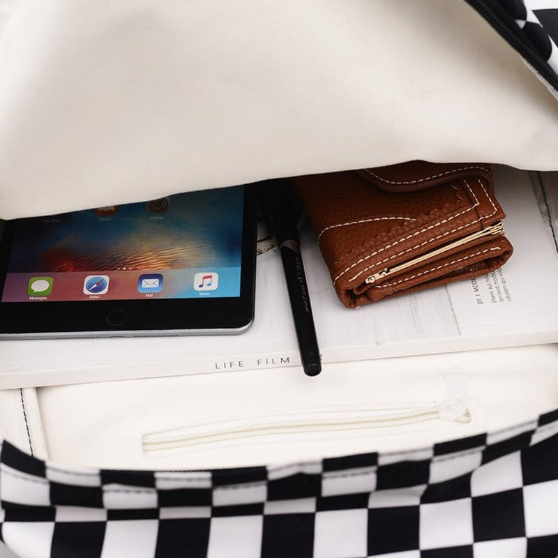 Chess Print Backpack