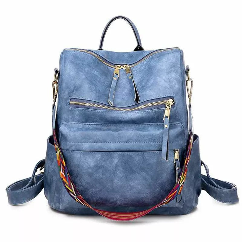 Large Capacity Retro Backpack