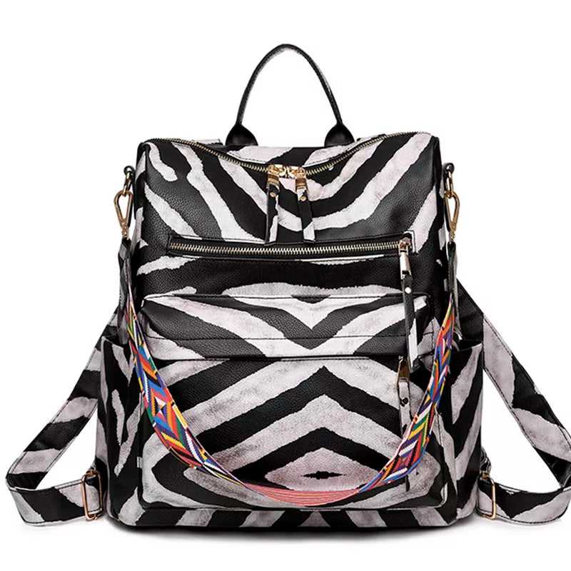 Large Capacity Retro Backpack