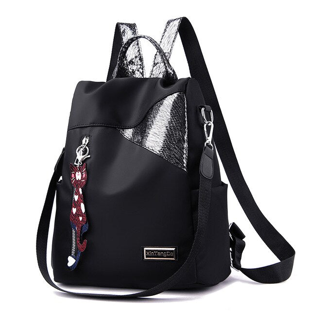 Colorful Capacious Oxford Cloth Backpack