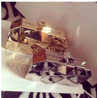 Geometric Three Dimensional Evening Clutch