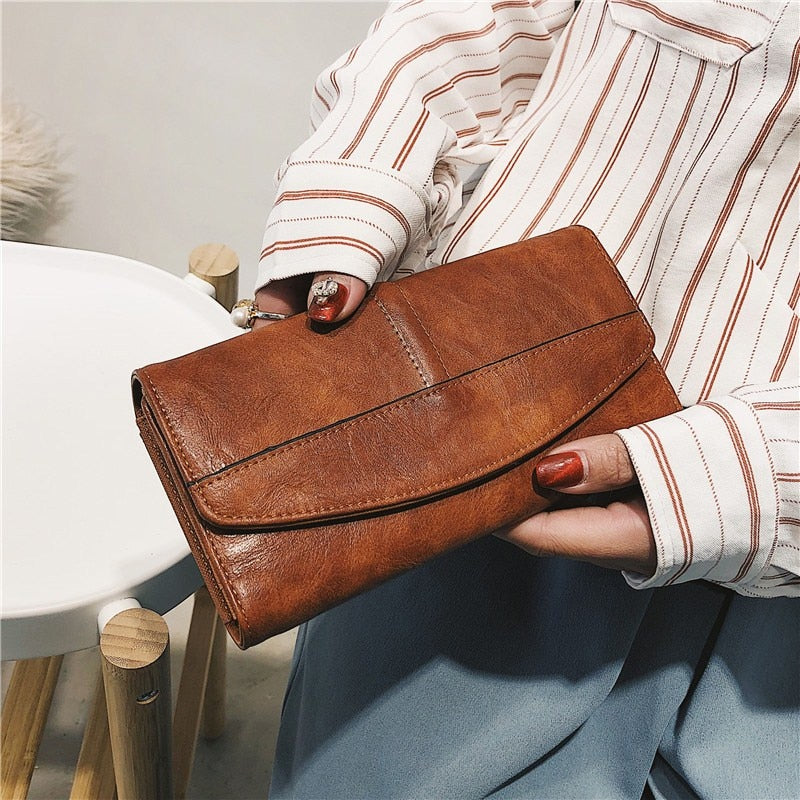 Long Trifold Clutch