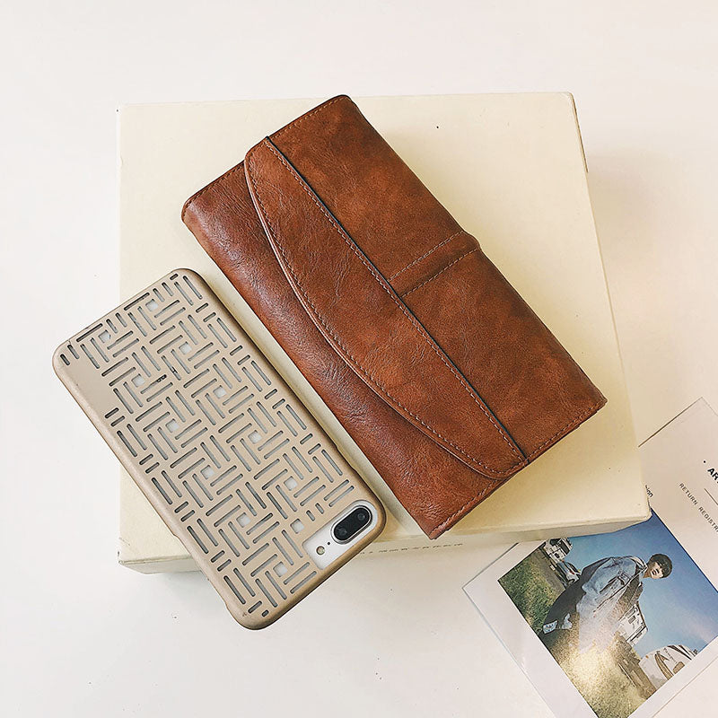 Long Trifold Clutch