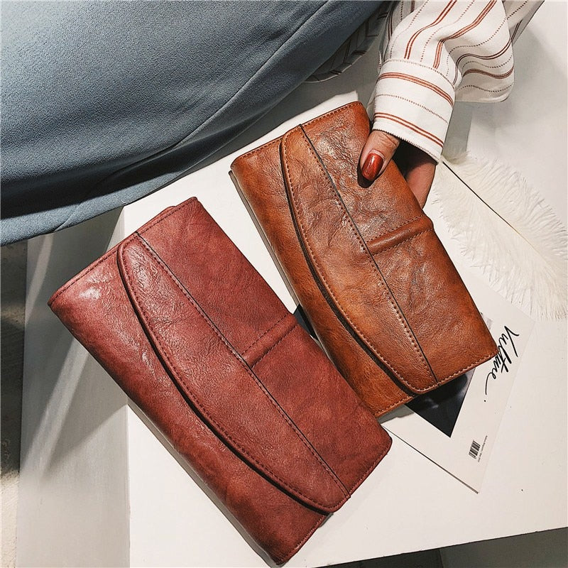 Long Trifold Clutch
