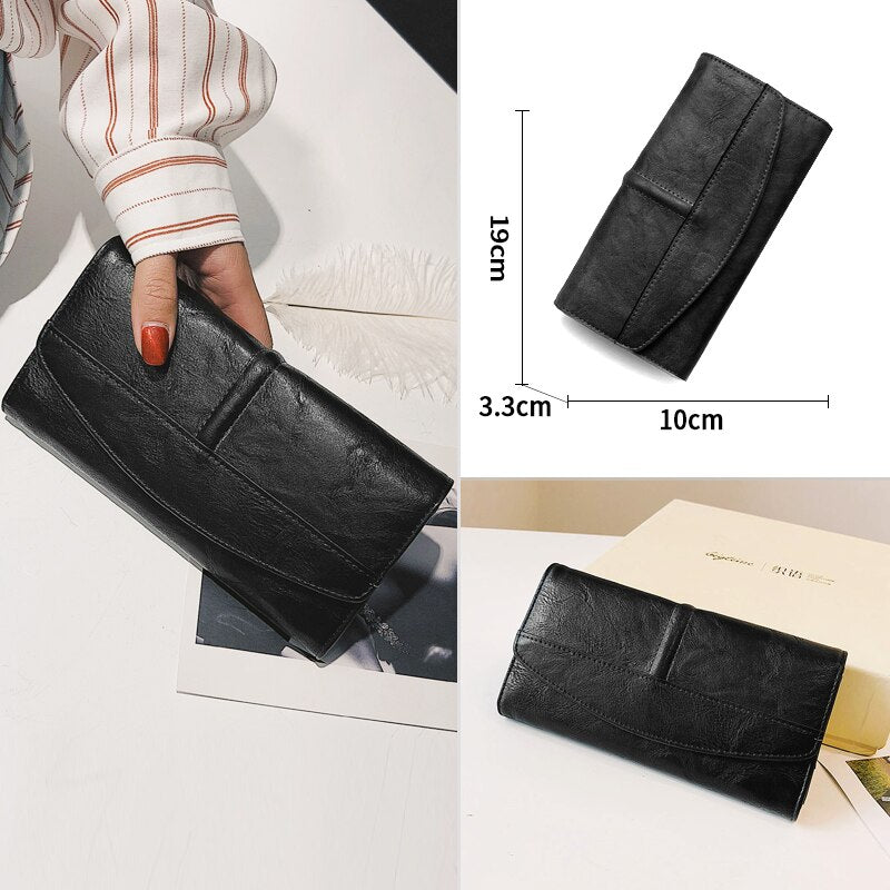 Long Trifold Clutch