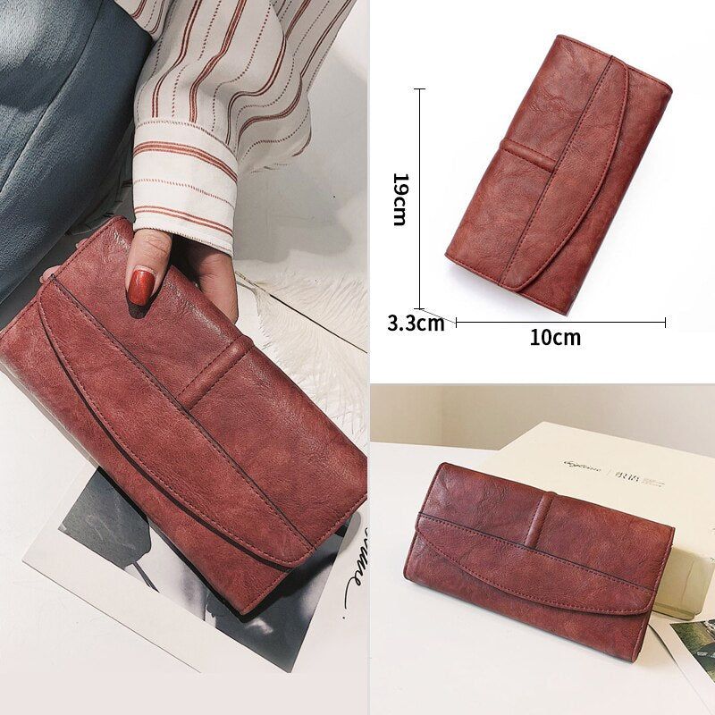 Long Trifold Clutch