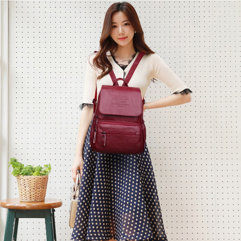 Leather Backpack