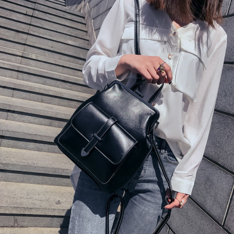 Retro Style Mini Backpack