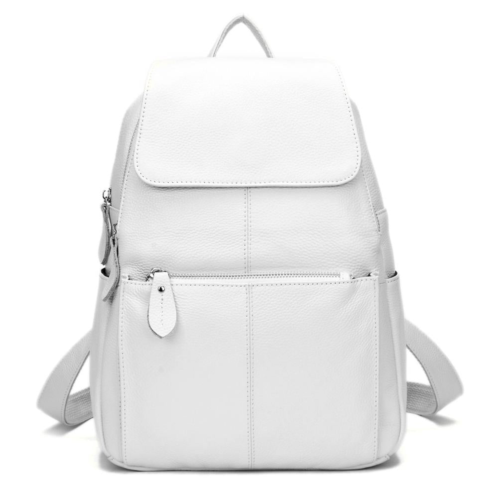 Casual Colorful Genuine Leather Backpack