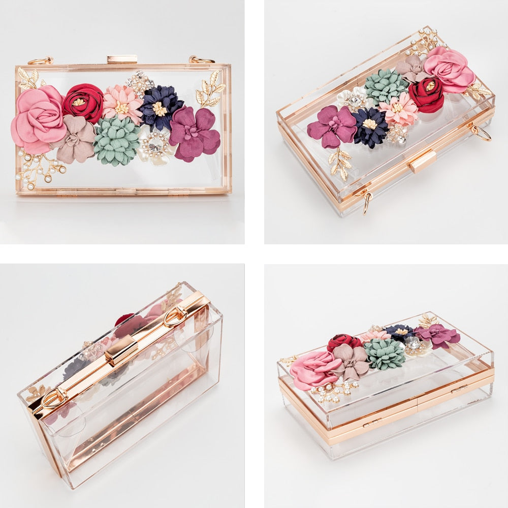 Floral Elegant Clutch