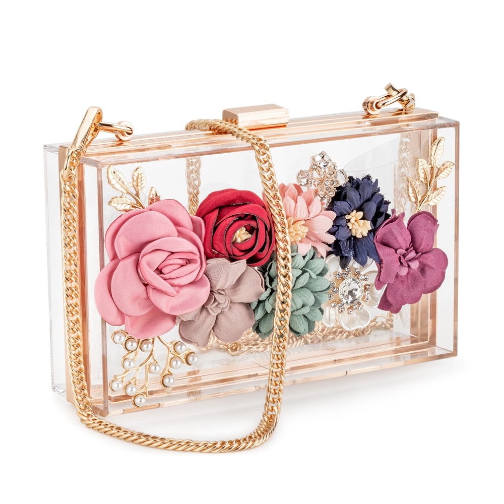 Floral Elegant Clutch