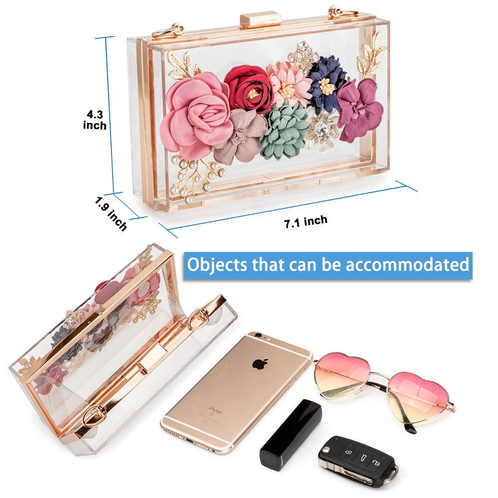 Floral Elegant Clutch