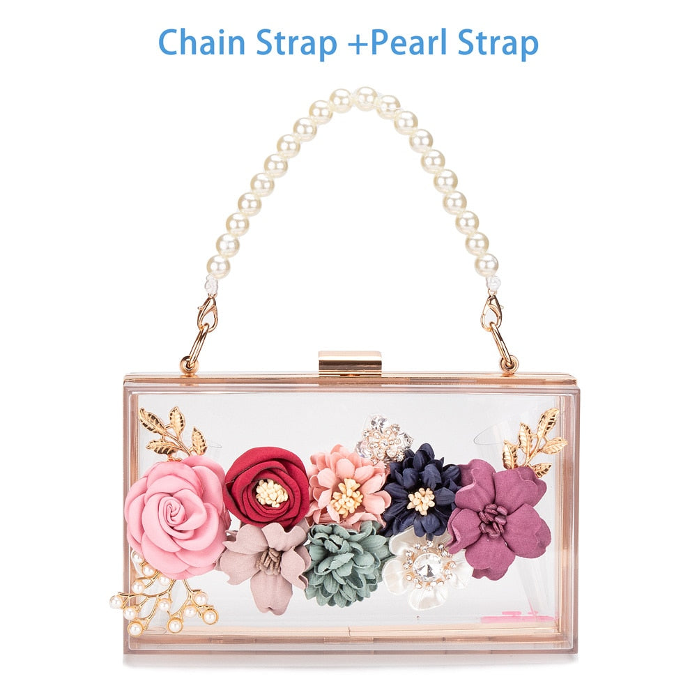 Floral Elegant Clutch