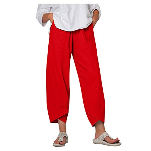 Palazzo Lounge Pants Wide Leg Printed Cropped Bottoms Baggy Trousers Sweatpants