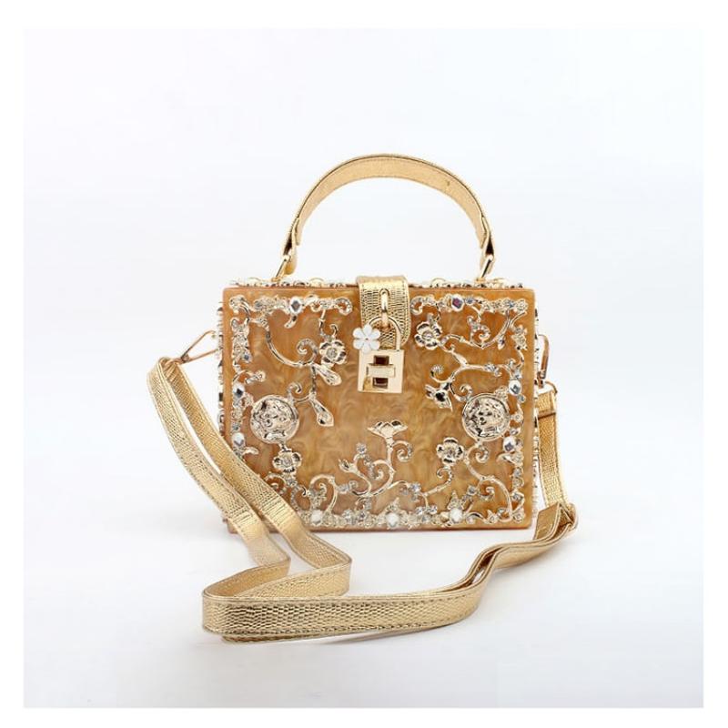 Luxury Floral Patterned Handbag